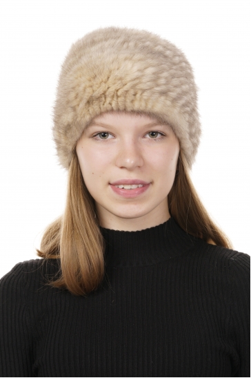 Шапка женская из норки